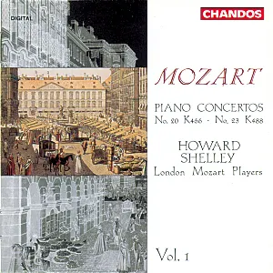 Pochette de Piano Concertos, Vol 1: no. 20, K. 466 / no. 23, K. 488 de Howard Shelley - London Mozart Players - Wolfgang Amadeus Mozart