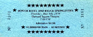 Pochette 1974-05-09 early show: Harvard Square Theatre, Cambridge, MA, USA