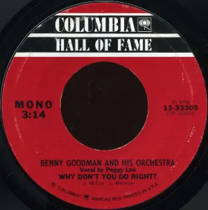 Pochette de Why Don't You Do Right? / I Got It Bad (And That Ain't Good) de Benny Goodman and His Orchestra