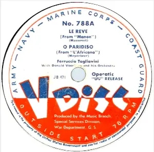 Pochette de Le Reve / O paridiso / Romany Life de Ferruccio Tagliavini