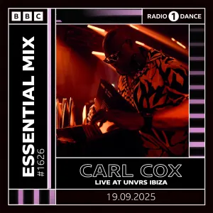 Pochette de 2025-09-20: BBC Radio 1 Essential Mix: [UNVRS], Ibiza de Carl Cox