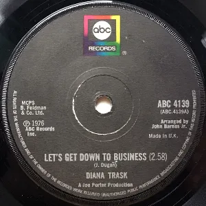 Pochette de Let’s Get Down to Business de Diana Trask
