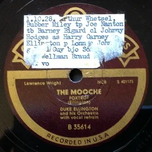 Pochette de The Mooche / Tight Like This de Louis Armstrong & His Orchestra - Duke Ellington and His Orchestra