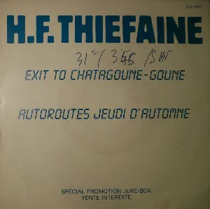 Pochette Exit to Chatagoune-Goune / Autoroutes jeudi d'automne