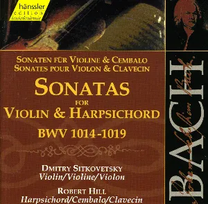 Pochette Sonaten für Violine und Cembalo, BWV 1014–1019