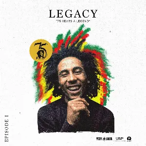 Pochette Bob Marley Legacy: 75 Years A Legend