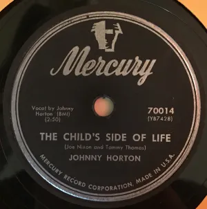 Pochette de The Child’s Side of Life / I Won’t Forget de Johnny Horton