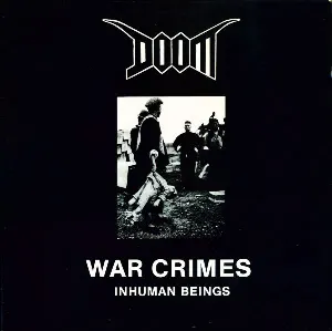 Pochette de War Crimes: Inhuman Beings de Doom