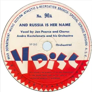 Pochette de And Russia Is Her Name / March Slav de André Kostelanetz and His Orchestra