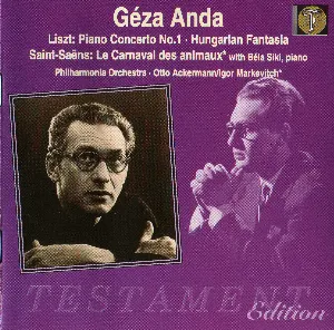 Pochette Liszt: Piano Concerto no. 1 / Hungarian Fantasia / Saint‐Saëns: Le Carnaval des Animaux