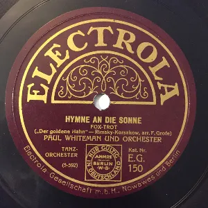 Pochette de Hymne an die Sonne / Lo‐Nah de Paul Whiteman and His Orchestra