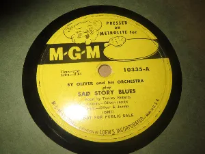 Pochette de Sad Story Blues / Four to Go de Sy Oliver and His Orchestra