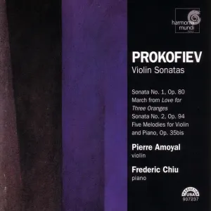 Pochette de Violin Sonatas de Sergei Prokofiev - Pierre Amoyal - Frederic Chiu