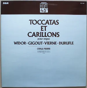 Pochette Toccatas et carillons pour orgue