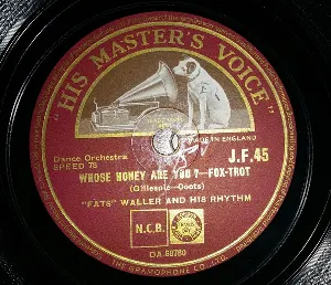 Pochette de Whose Honey Are You? / Baby Brown de Fats Waller and His Rhythm