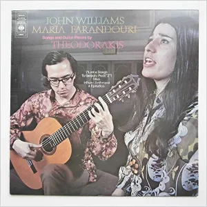 Pochette de Songs And Guitar Pieces By Theodorakis de John Williams