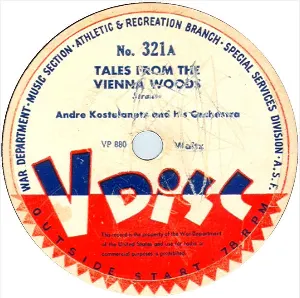 Pochette de Tales From the Vienna Woods / Gypsy Airs de André Kostelanetz and His Orchestra