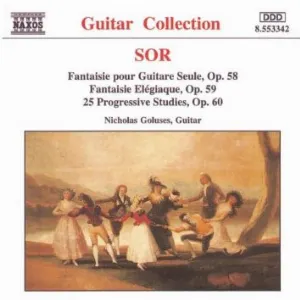 Pochette de Guitar Music, opp. 58, 59 & 60 de Fernando Sor