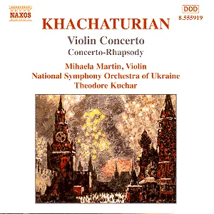 Pochette de Violin Concerto / Concerto-Rhapsody de Theodore Kuchar - National Symphony Orchestra of Ukraine