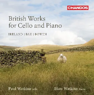 Pochette de British Works for Cello and Piano, Volume 2 de Paul Watkins - Sir Arnold Bax - John Ireland - Edwin York Bowen - Huw Watkins