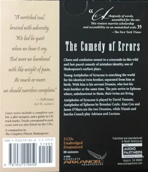 Pochette de The Comedy of Errors de William Shakespeare