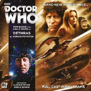 Pochette de Doctor Who: Dethras de Jane Slavin - Tom Baker - Lalla Ward - John Banks