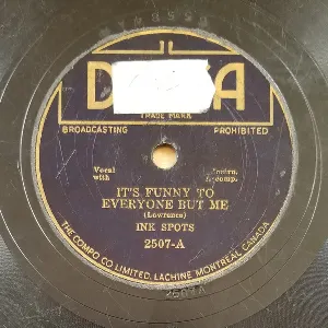 Pochette de It's Funny to Everyone but Me / Just for a Thrill de The Ink Spots