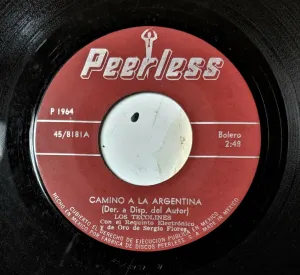 Pochette de Camino a la Argentina / Quiéreme mucho de Los Tecolines - Sergio Flores