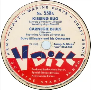 Pochette Kissing Bug / Carnegie Blues / Stompin’ at the Savoy