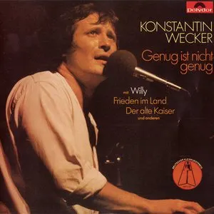 Pochette de Genug ist nicht genug de Konstantin Wecker