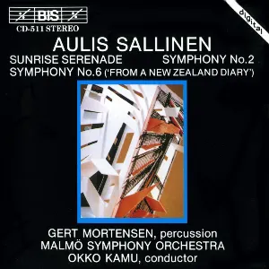 Pochette de Sunrise Serenade / Symphony no. 2 / Symphony no. 6 "From a New Zealand Diary" de Okko Kamu - Aulis Sallinen - Malmö SymfoniOrkester
