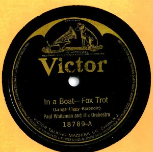 Pochette de In a Boat / Sweetheart de Paul Whiteman and His Orchestra