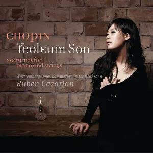 Pochette de Nocturnes for piano and strings de Fryderyk Chopin - Württembergisches Kammerorchester Heilbronn