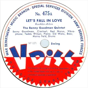 Pochette de Let’s Fall in Love / Squeeze Me de The V‐Disc All Stars
