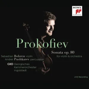 Pochette de Sonata op. 80, for Violin & Orchestra de Sergei Prokofiev - Sebastian Bohren