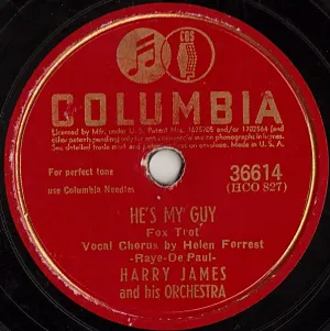 Pochette de He's My Guy / You're in Love With Someone Else de Harry James and His Orchestra