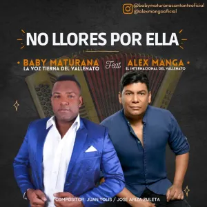 Pochette de No llores por ella de Alex Manga