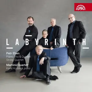 Pochette de String Quartet “Labyrinth of the World and Paradise of the Heart”, Piano Trio and Piano Quintet de Petr Eben