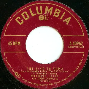 Pochette de The 3:10 to Yuma / You Know How It Is de Frankie Laine