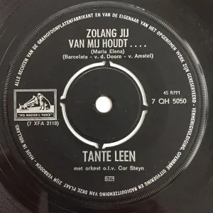 Pochette de Zolang jij van mij houdt... de Tante Leen