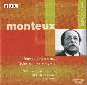 Pochette Brahms: Symphony no. 3 / Schumann: Symphony no. 4
