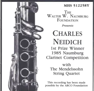 Pochette de The Walter W. Naumburg Foundation presents Charles Neidich de Charles Neidich