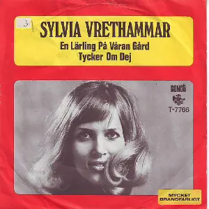 Pochette de En lärling på våran gård / Tycker om dej de Sylvia Vrethammar
