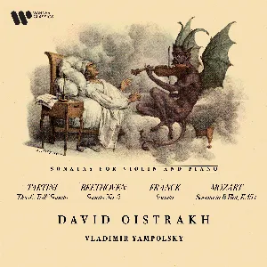 Pochette de Sonatas for Violin and Piano de Ludwig van Beethoven - David Oistrakh - César Franck - Giuseppe Tartini - Wolfgang Amadeus Mozart