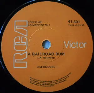 Pochette de A Railroad Bum / I Won’t Forget You de Jim Reeves