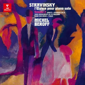 Pochette de L'œuvre pour piano solo, volume 2 de Michel Béroff - Igor Stravinsky