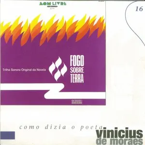 Pochette de Fogo Sobre Terra de Vinicius de Moraes