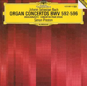 Pochette Organ Concertos BWV 592-596 / Simon Preston