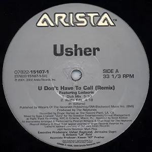 Pochette de U Don't Have to Call de Usher