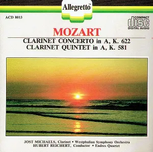 Pochette Clarinet Concerto in A, K. 622 / Clarinet Quintet in A, K. 581